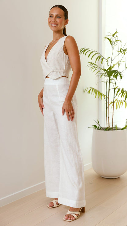 Karah Pants - White