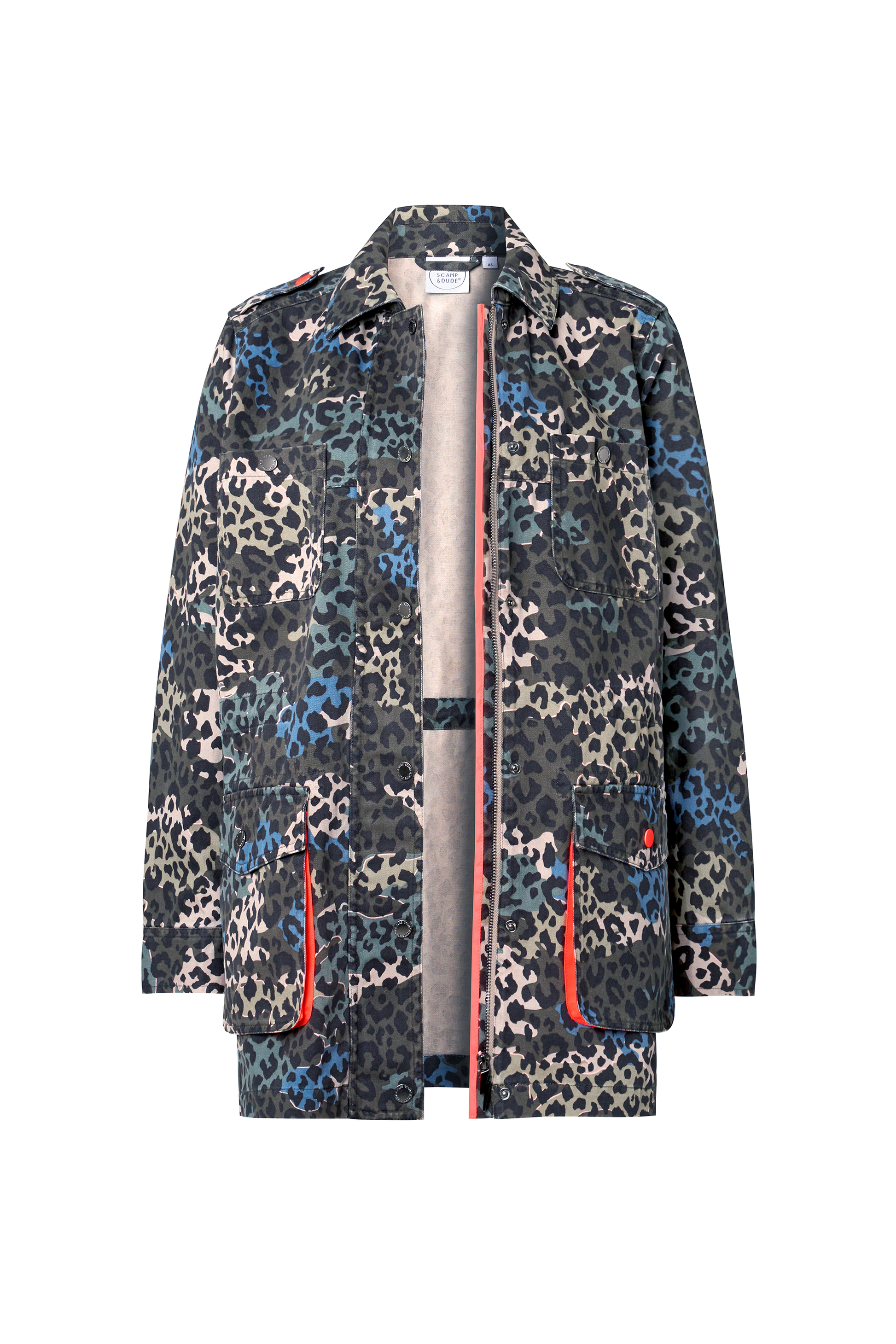 Khaki Wild Camo Utility Jacket