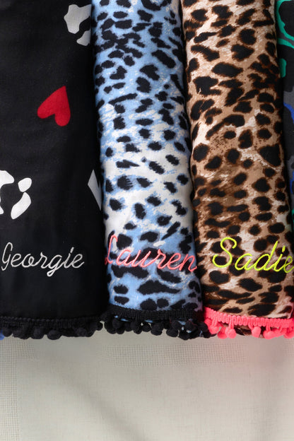 Scamp & Dude x Jodie Kidd Khaki Leopard Charity Super Scarf