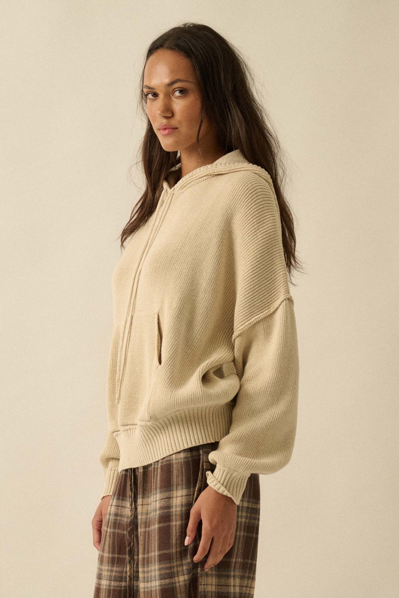 Easy to Please Kangaroo Pocket Hoodie Sweater