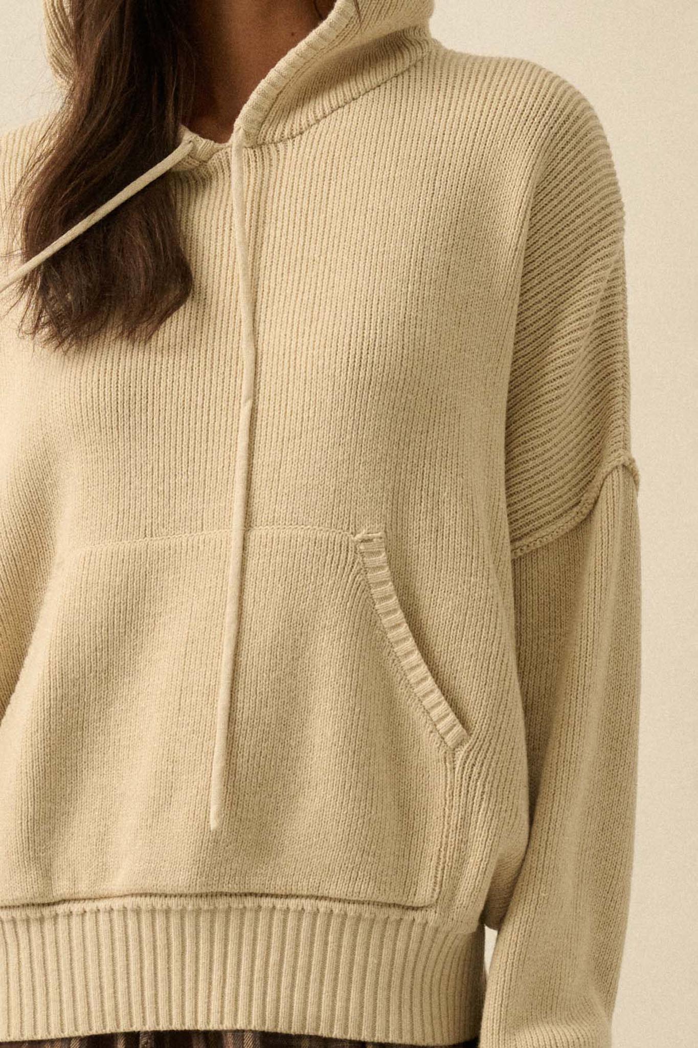 Easy to Please Kangaroo Pocket Hoodie Sweater