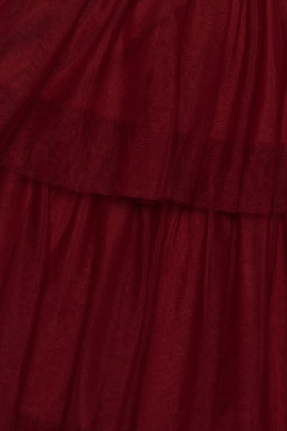 Frances Halterneck Maxi Dress - Wine