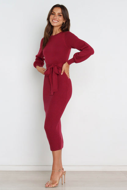 Helena Dress - Wine