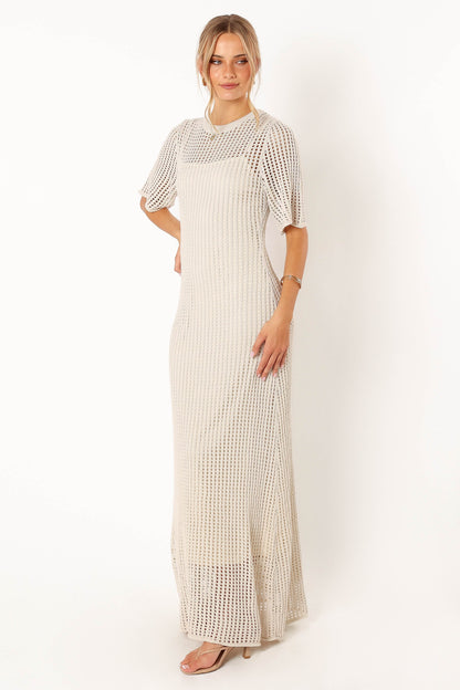Hollie Maxi Dress - Cream